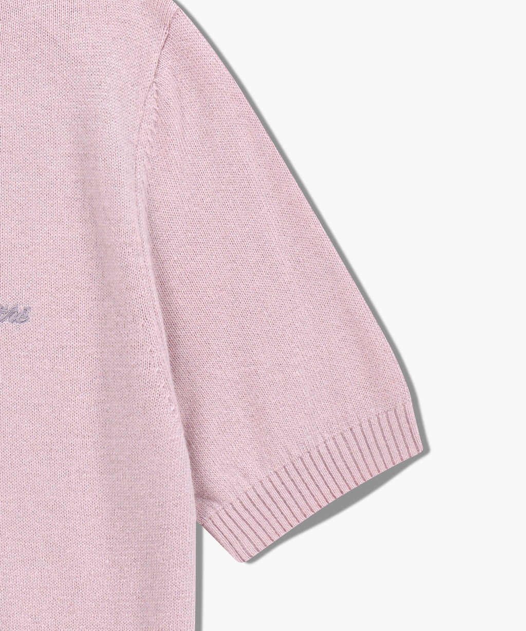 Marithe & Francois Girbaud - Half Knit Round Neck Cardigan Set Up (Pink) product image 13 | TRAB K-Fashion Australia