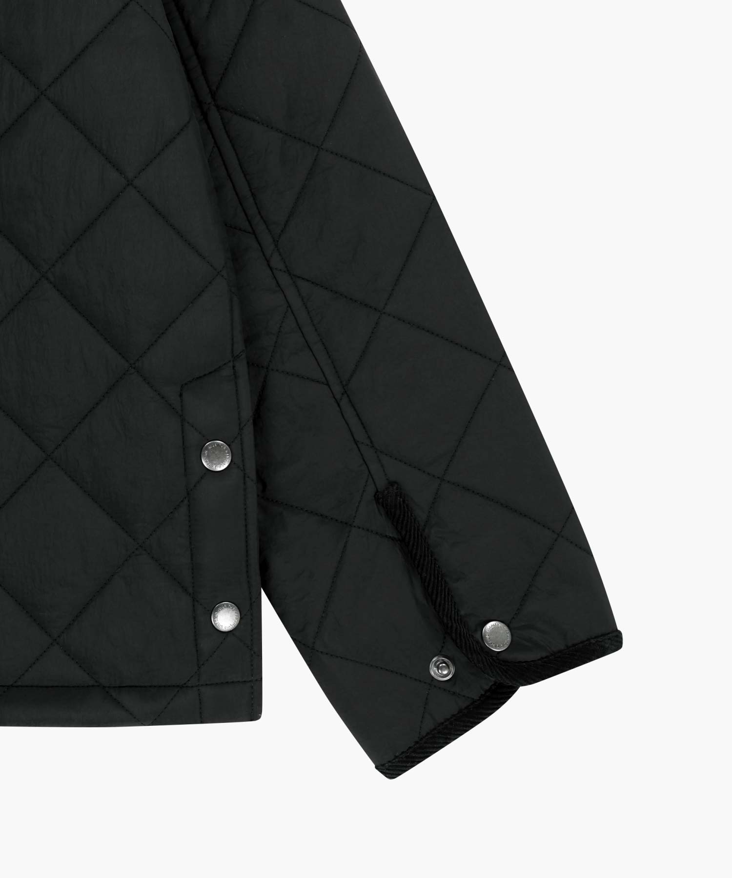 Marithe & Francois Girbaud - Corduroy Collar Quilted Jacket (Black) product image 13 | TRAB K-Fashion Australia