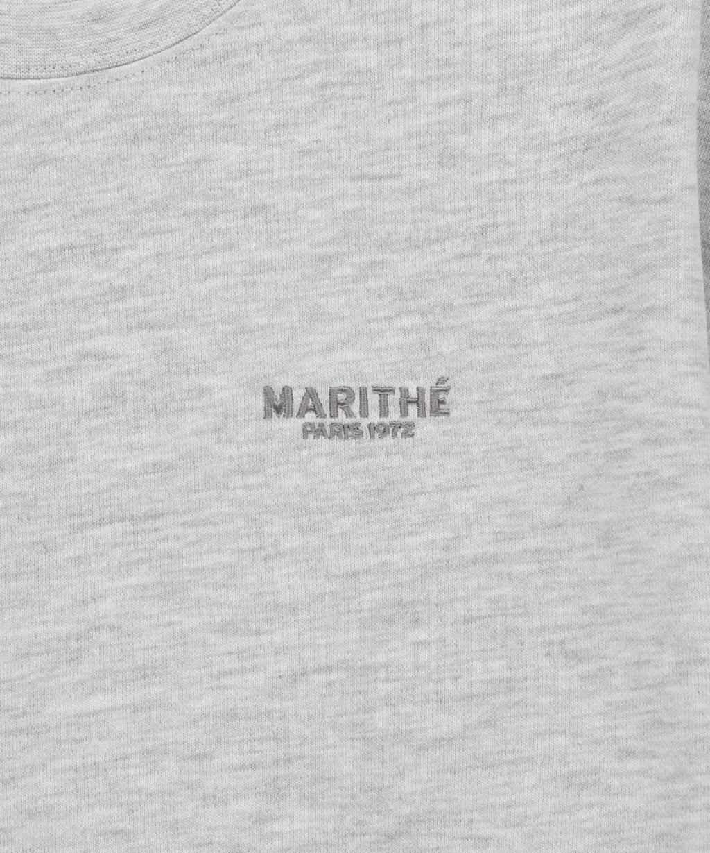 Marithe & Francois Girbaud - Regular Logo Sweat Set-up (Light Heather Gray) product image 13 | TRAB K-Fashion Australia