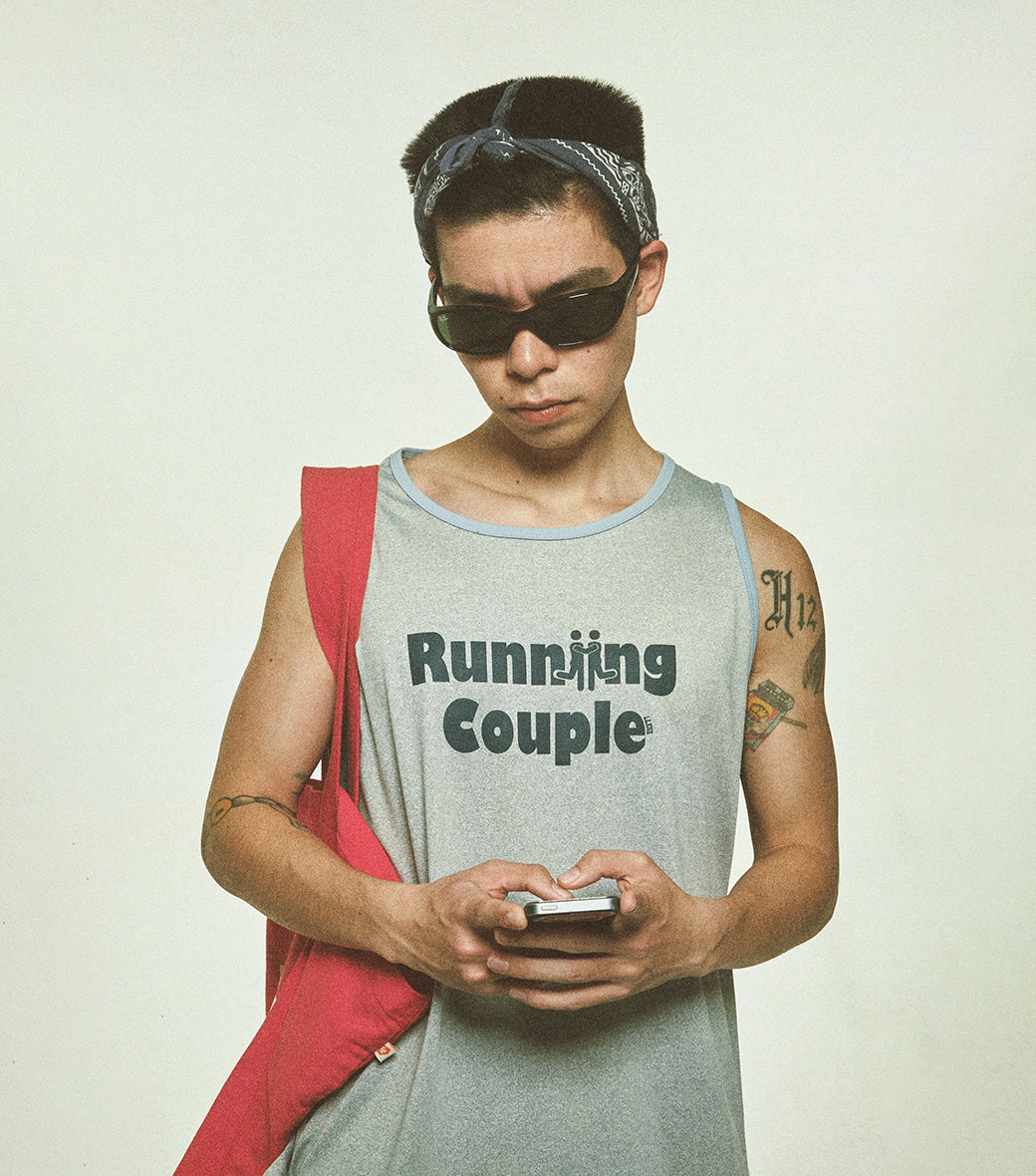 Llege - Running Couple Basket Ball Top (Grey) product image 6 | TRAB K-Fashion Australia