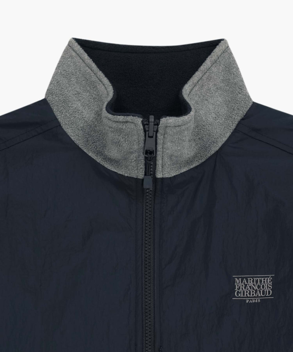 Marithe & Francois Girbaud - Classic Logo Reversible Fleece Jacket (Gray) product image 13 | TRAB K-Fashion Australia
