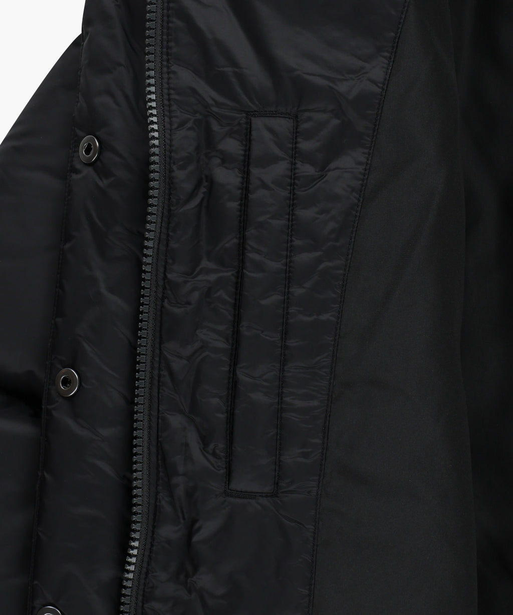 Marithe & Francois Girbaud - Regular Logo Hooded Crop Down Jacket (Black) product image 13 | TRAB K-Fashion Australia