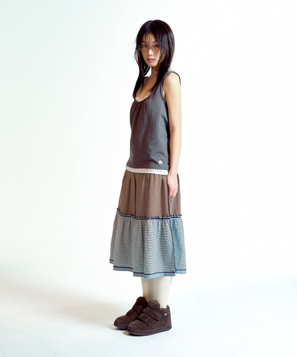 Coyseio - Dudu Layered Sleeveless (Charcoal) product image 7 | TRAB K-Fashion Australia