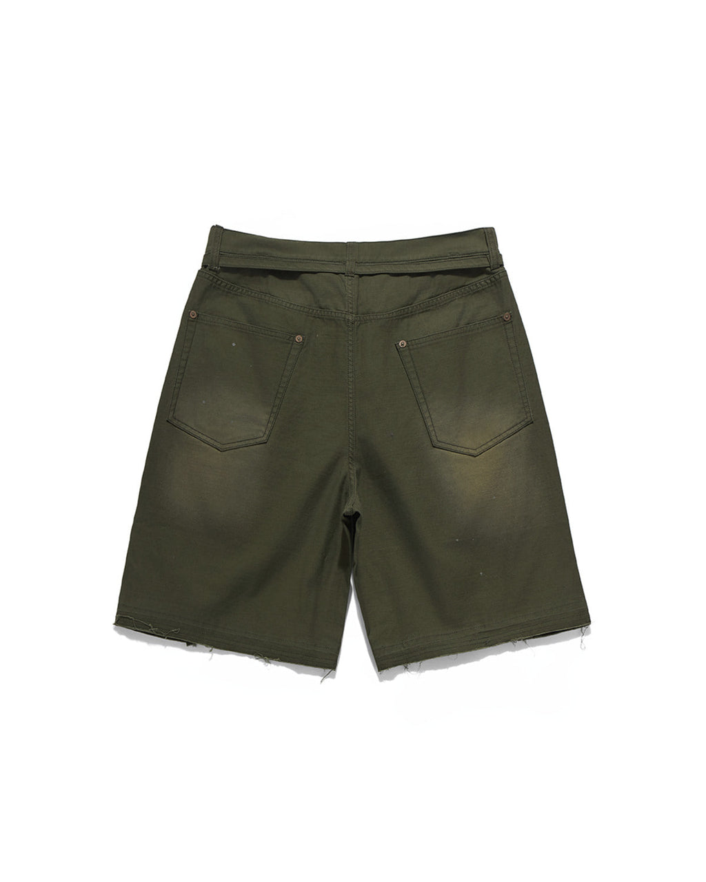 Eastlogue - Curved Outlaw Shorts (Vintage Olive) product image 6 | TRAB K-Fashion Australia