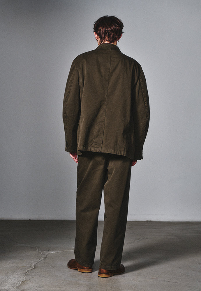Art if acts - One Tuck Chino Pants (Olive) product image 3 | TRAB K-Fashion Australia