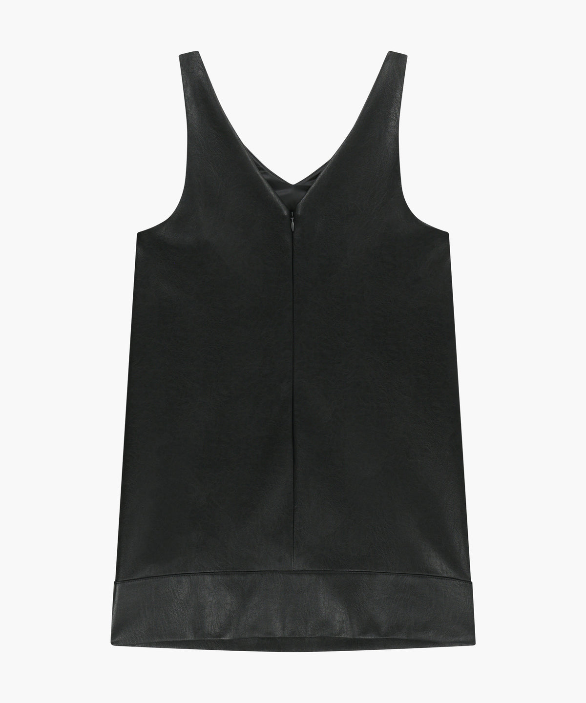 Marithe & Francois Girbaud - Faux Leather Sleeveless Mini Dress (Black) product image 6 | TRAB K-Fashion Australia