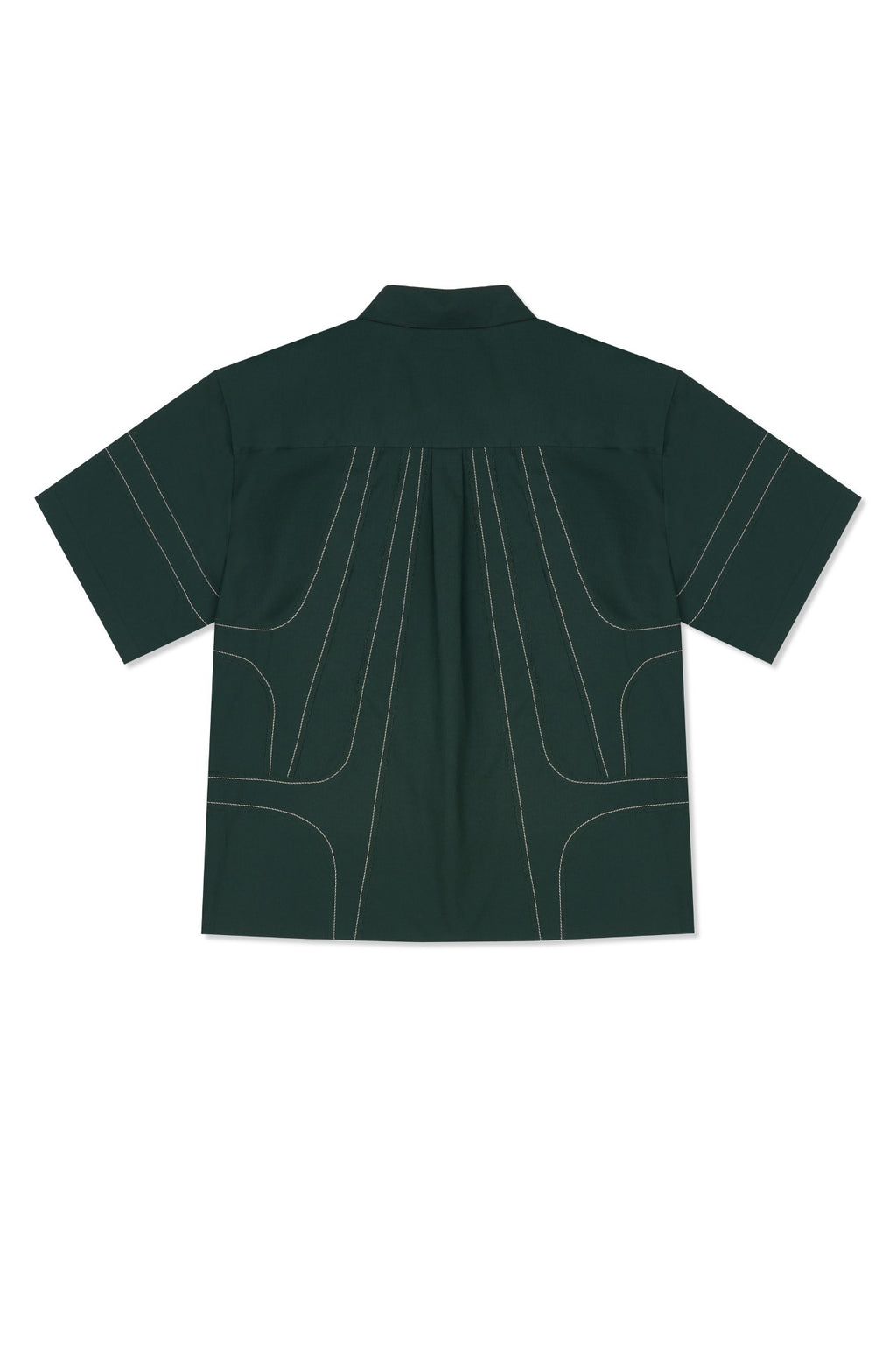 Ioedle - Streamline Short-Sleeve Shirt (Green) product image 4 | TRAB K-Fashion Australia
