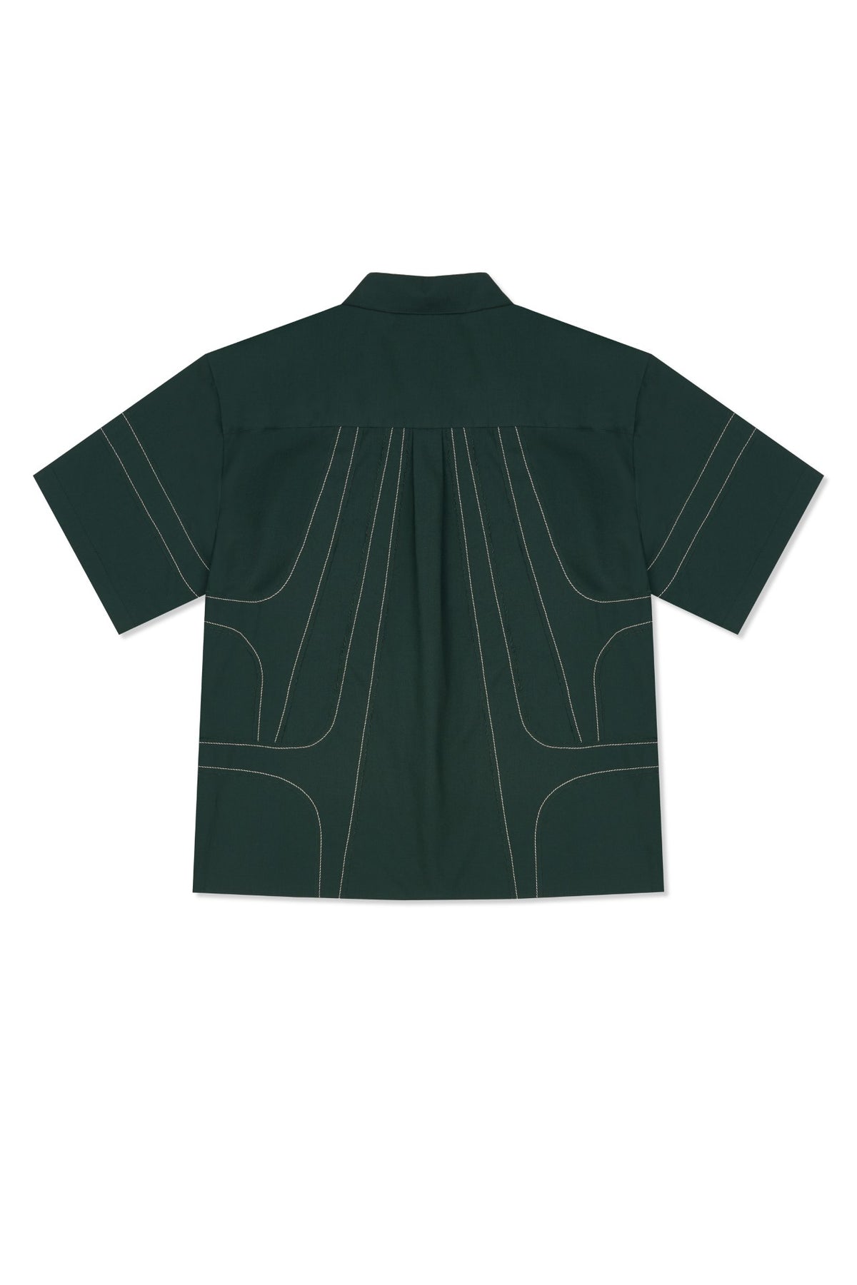 Ioedle - Streamline Short-Sleeve Shirt (Green) product image 4 | TRAB K-Fashion Australia