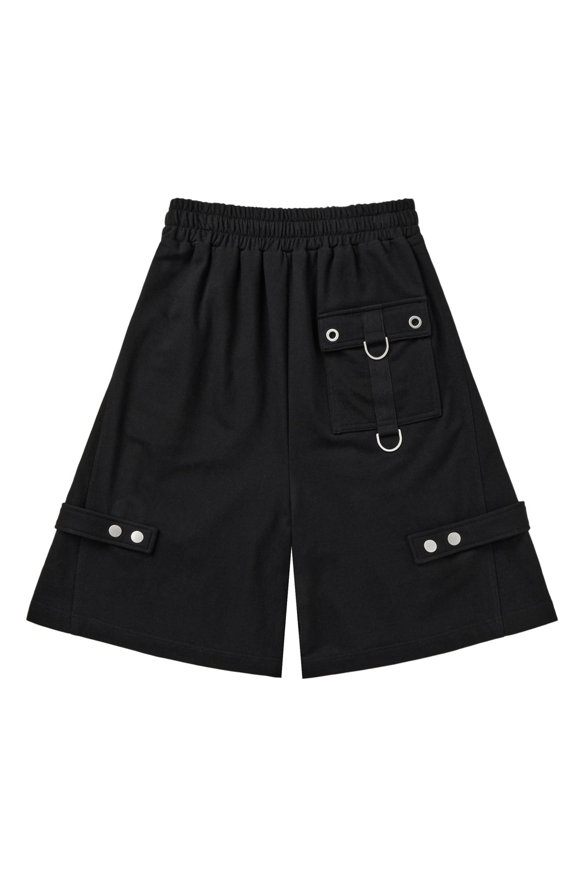 Deinet - Metal Detail Bermuda Pants (Black) product image 2 | TRAB K-Fashion Australia