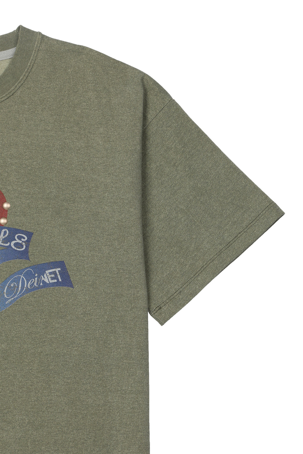 Deinet - Stud Heart T-Shirt (Khaki) product image 4 | TRAB K-Fashion Australia
