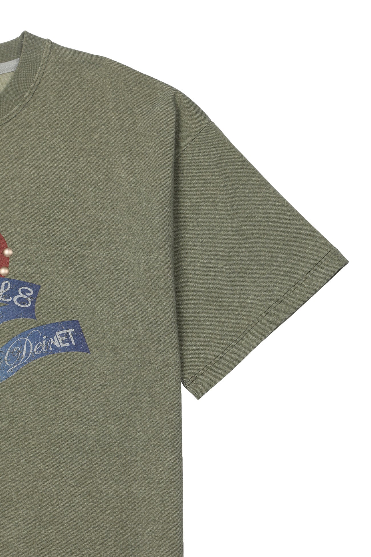 Deinet - Stud Heart T-Shirt (Khaki) product image 4 | TRAB K-Fashion Australia