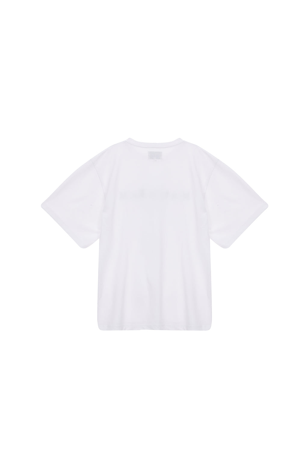 Matin Kim - Matin Embroidery Logo Top (White) product image 10 | TRAB K-Fashion Australia