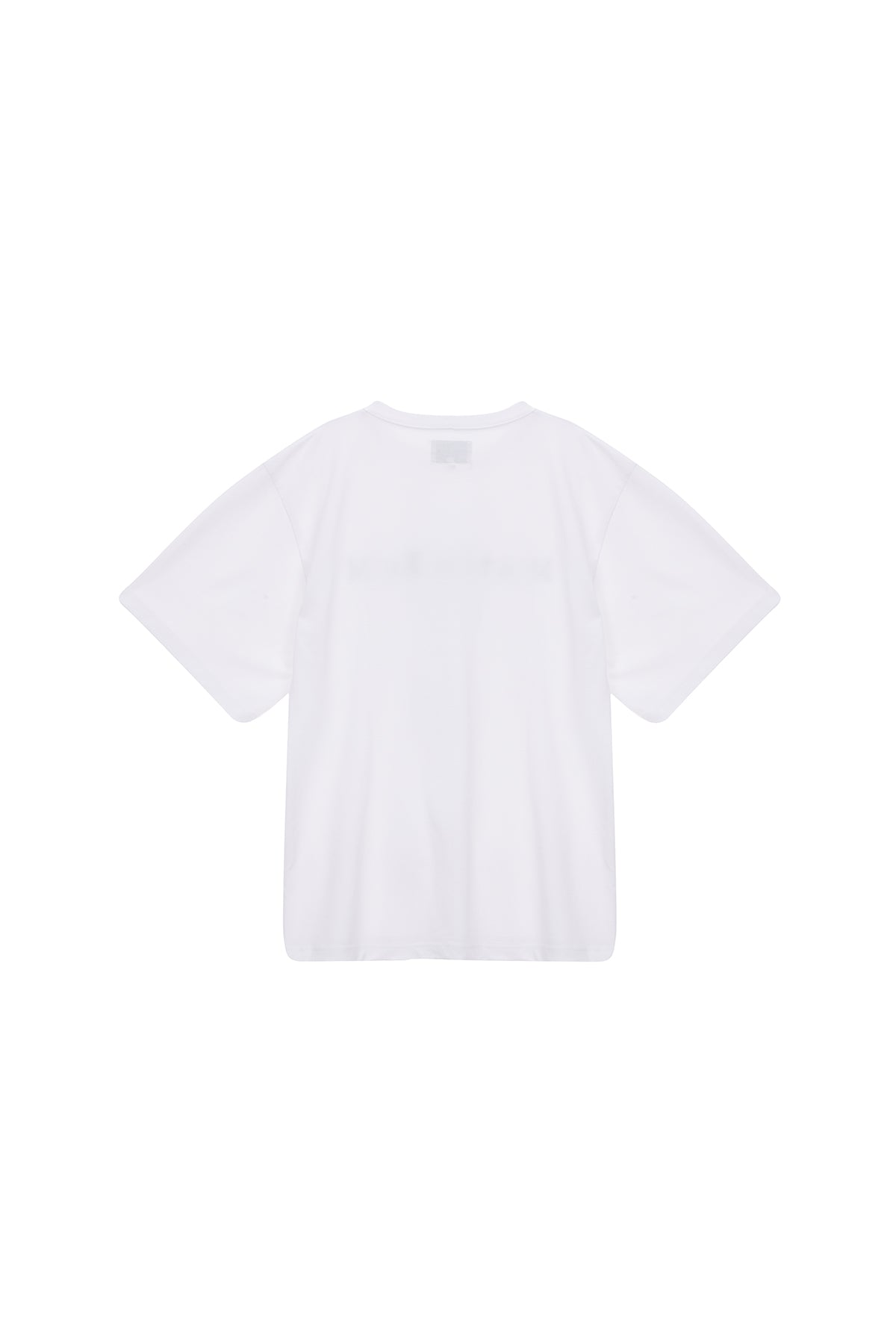 Matin Kim - Matin Embroidery Logo Top (White) product image 10 | TRAB K-Fashion Australia