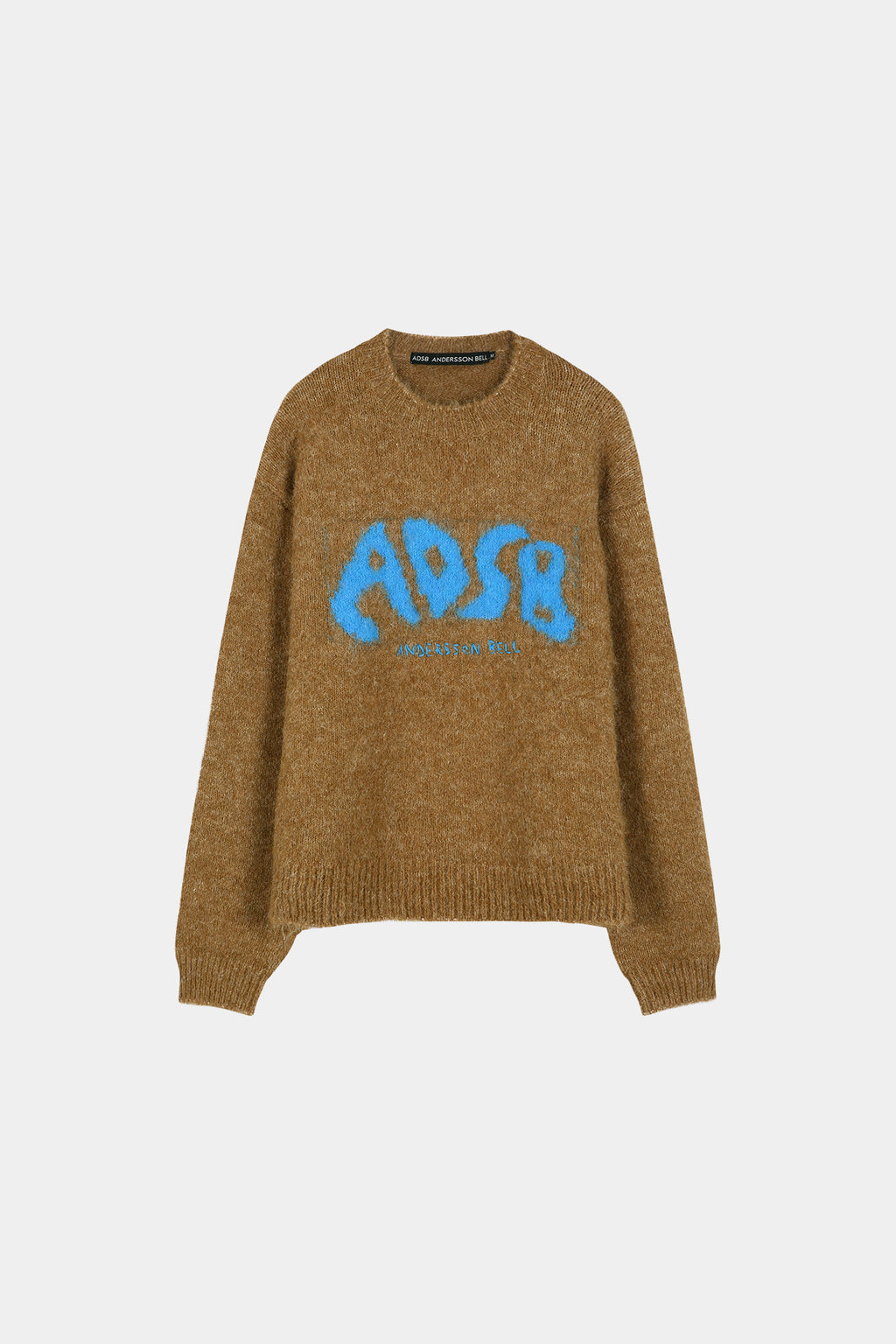 Andersson Bell - Adsb Intarsia Crew-Neck Sweater (Brown) product image 13 | TRAB K-Fashion Australia