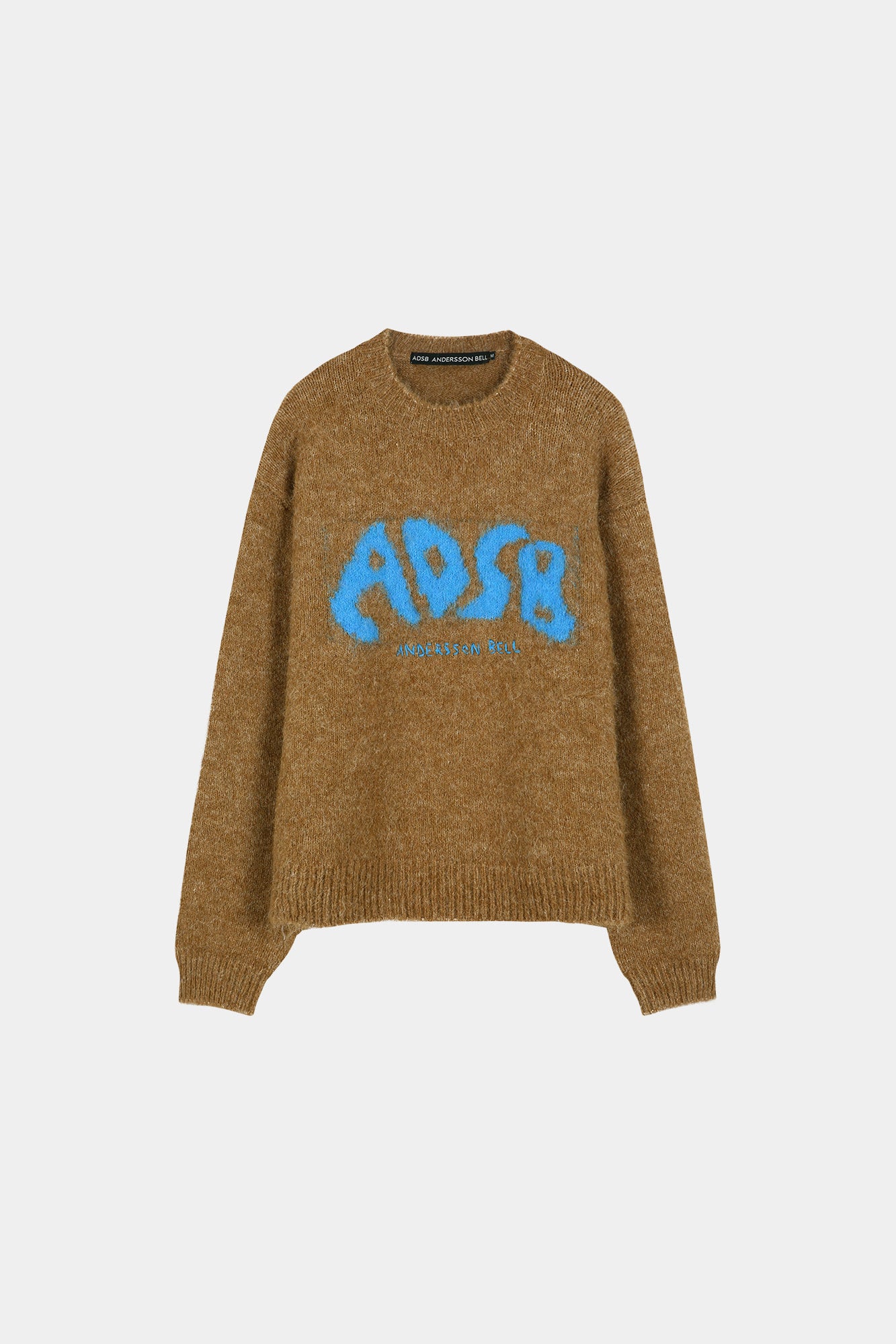 Andersson Bell - Adsb Intarsia Crew-Neck Sweater (Brown) product image 13 | TRAB K-Fashion Australia