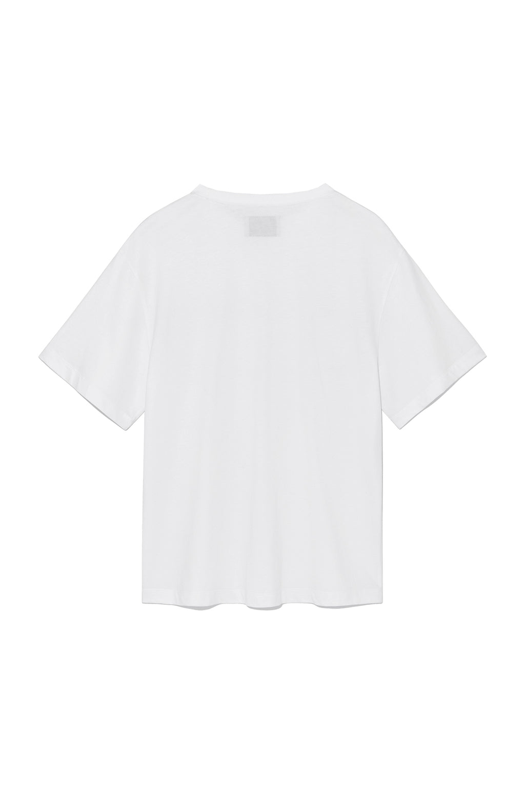 Matin Kim - Half Text Logo Top (White) product image 2 | TRAB K-Fashion Australia