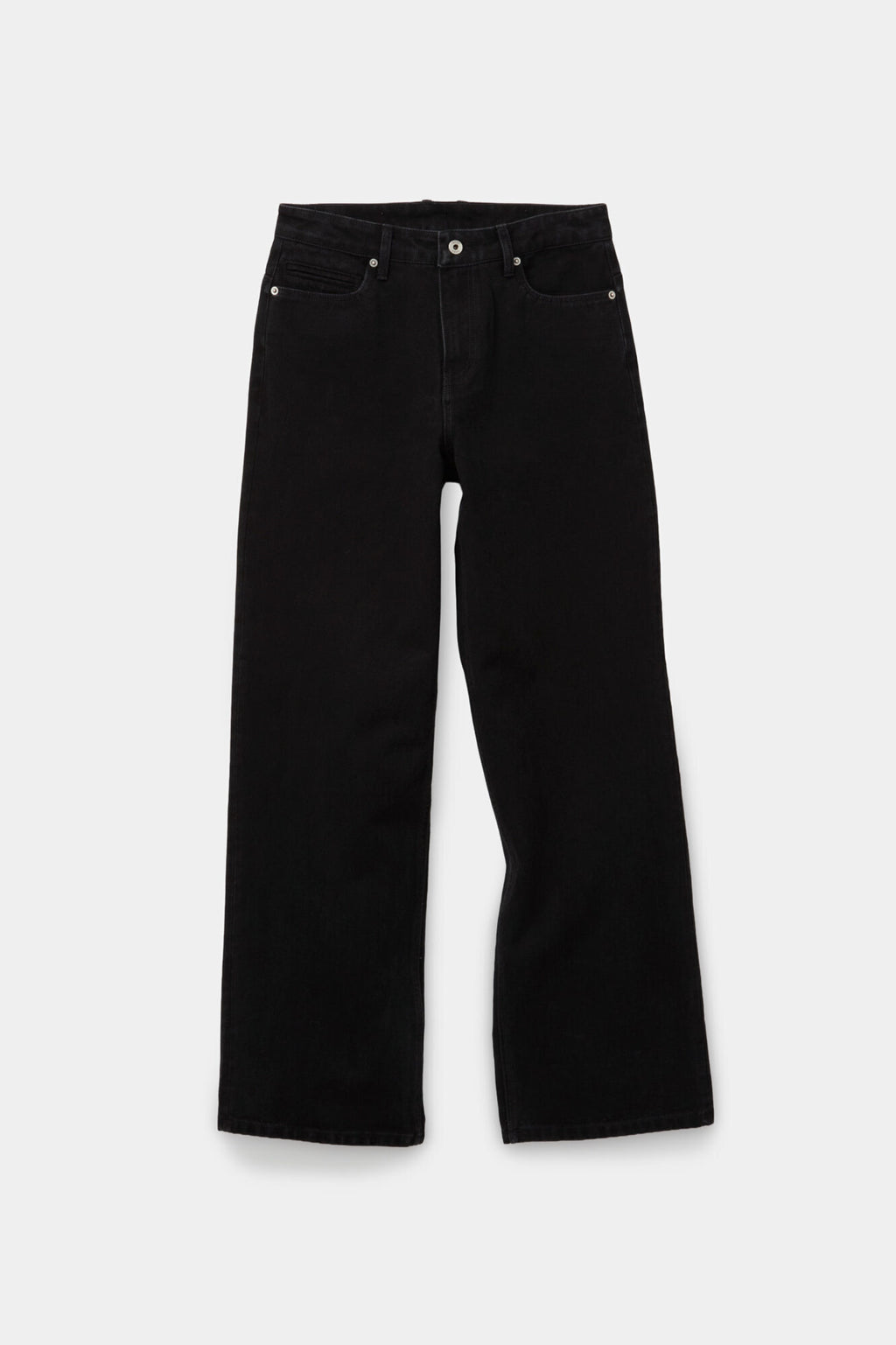 Coor - Double Welt Pocket Tab Wide Jeans (Black) product image 1 | TRAB K-Fashion Australia