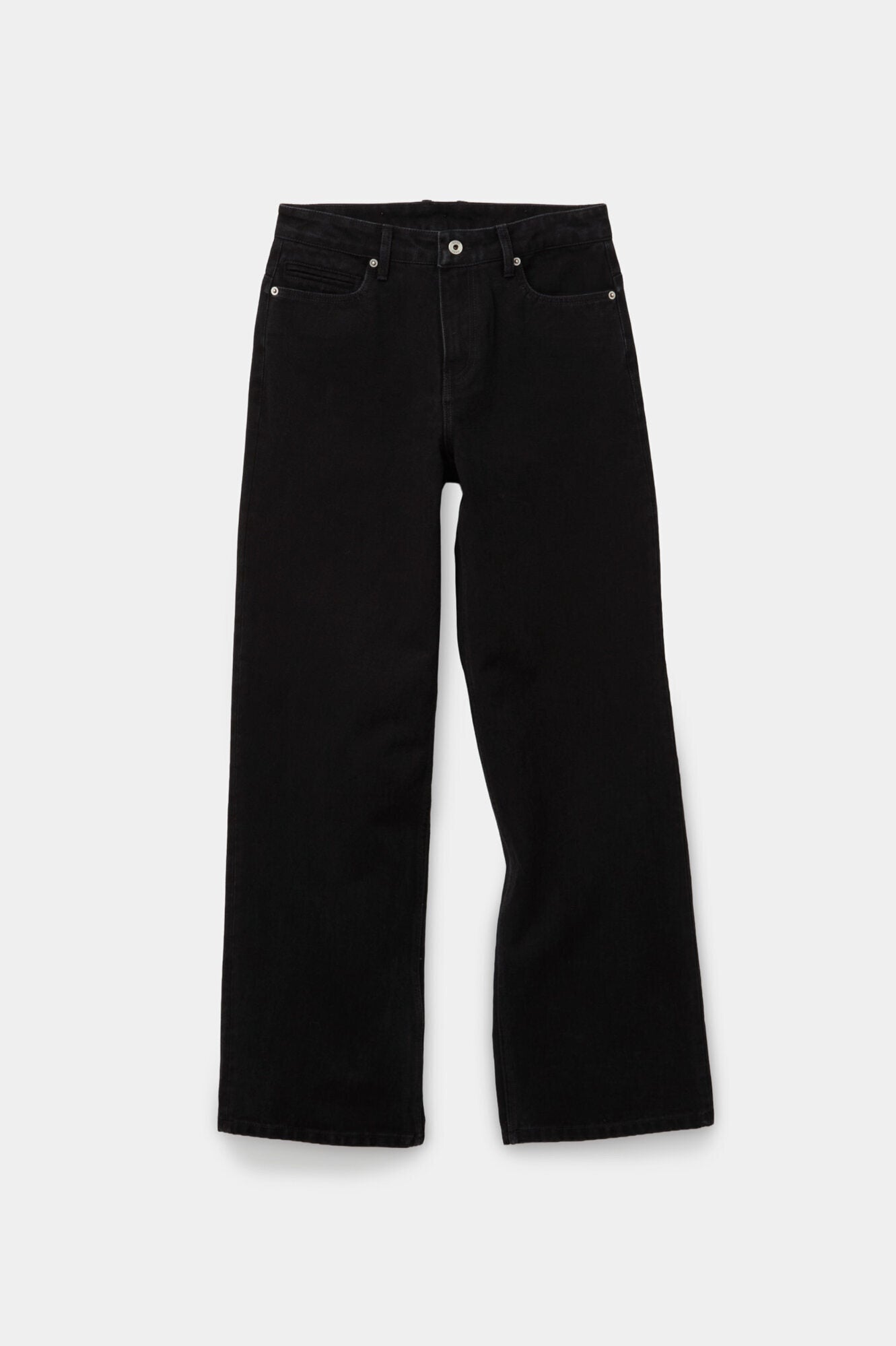 Coor - Double Welt Pocket Tab Wide Jeans (Black) product image 1 | TRAB K-Fashion Australia
