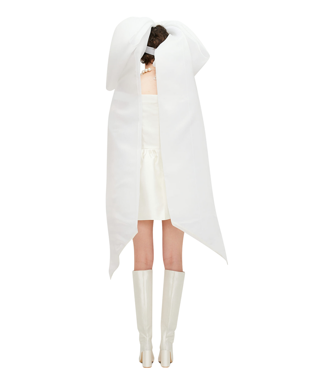 Kimhe Kim - Giant Ribbon Belt (White) product image 4 | TRAB K-Fashion Australia
