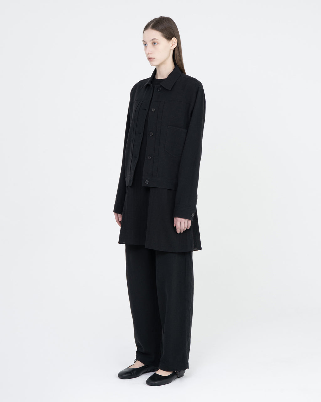 Brownyard - Type 1 Trucker Jacket (Black) product image 3 | TRAB K-Fashion Australia