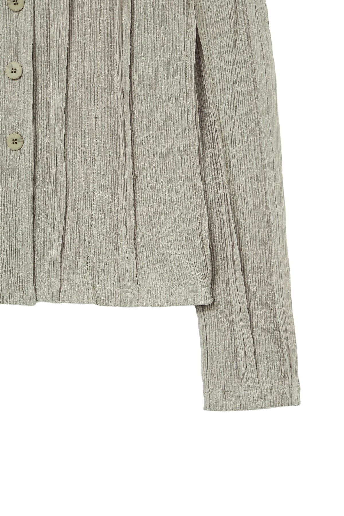 Deinet - Cut Out Pleats Shirt (Khaki) product image 5 | TRAB K-Fashion Australia