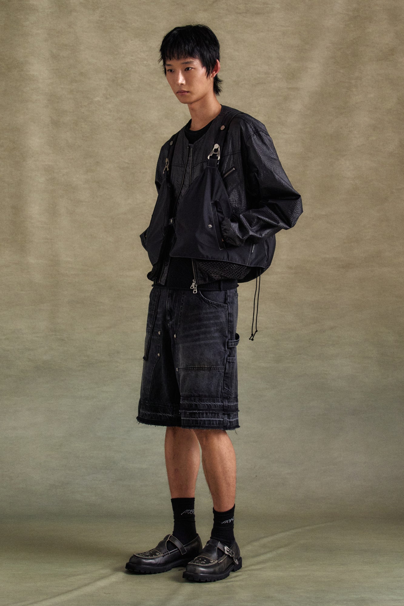 Andersson Bell - Convex Collarless Jacket (Black) product image 10 | TRAB K-Fashion Australia