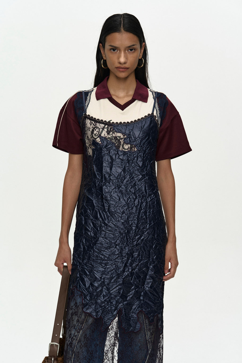 Andersson Bell - Embroidery Lace Dress (Navy) product image 4 | TRAB K-Fashion Australia