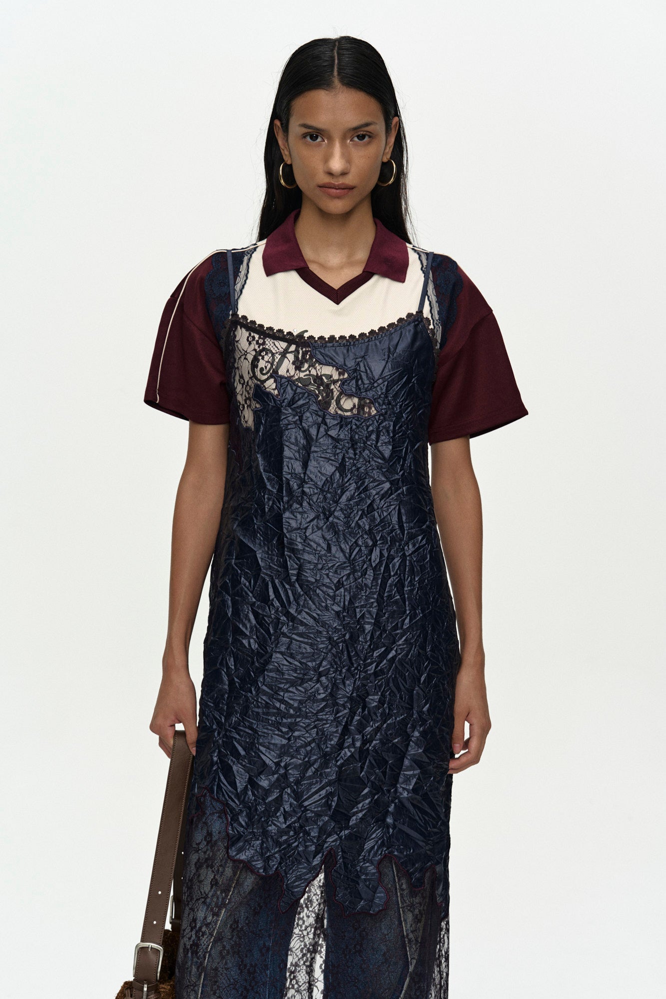 Andersson Bell - Embroidery Lace Dress (Navy) product image 4 | TRAB K-Fashion Australia