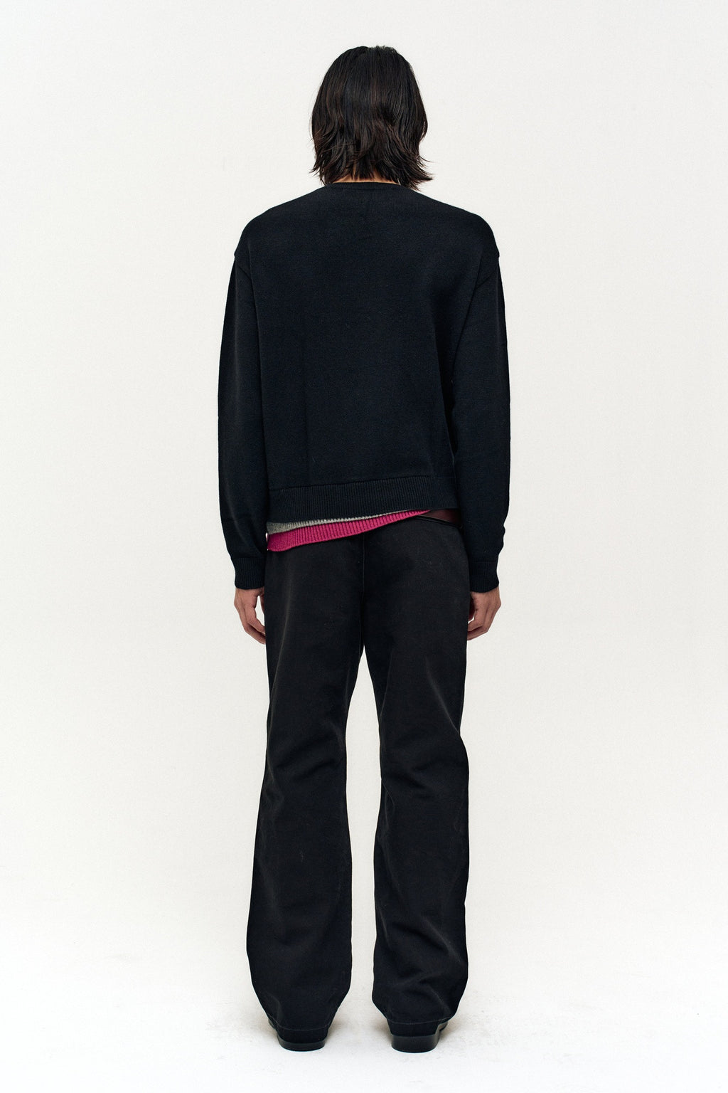 Andersson Bell - Layered Cardigan (Black) product image 3 | TRAB K-Fashion Australia