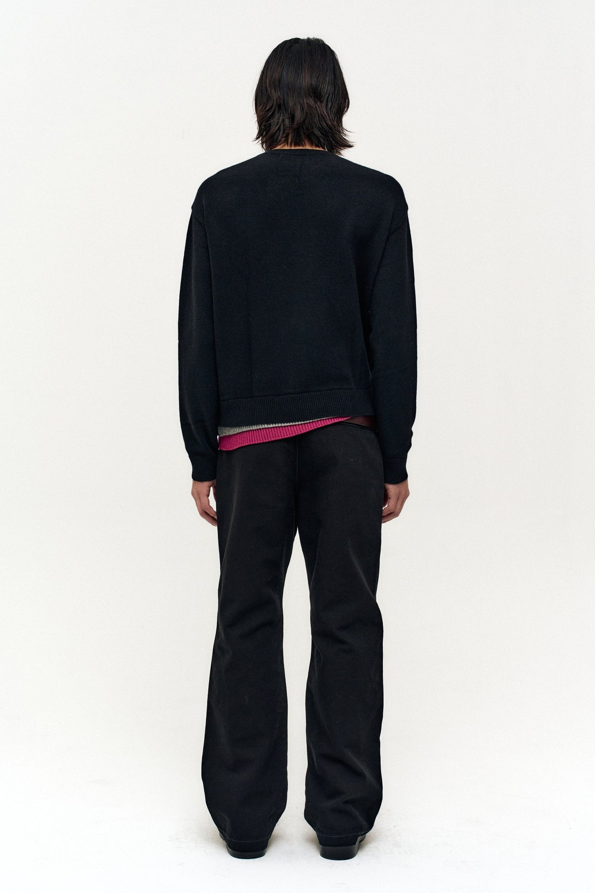 Andersson Bell - Layered Cardigan (Black) product image 3 | TRAB K-Fashion Australia