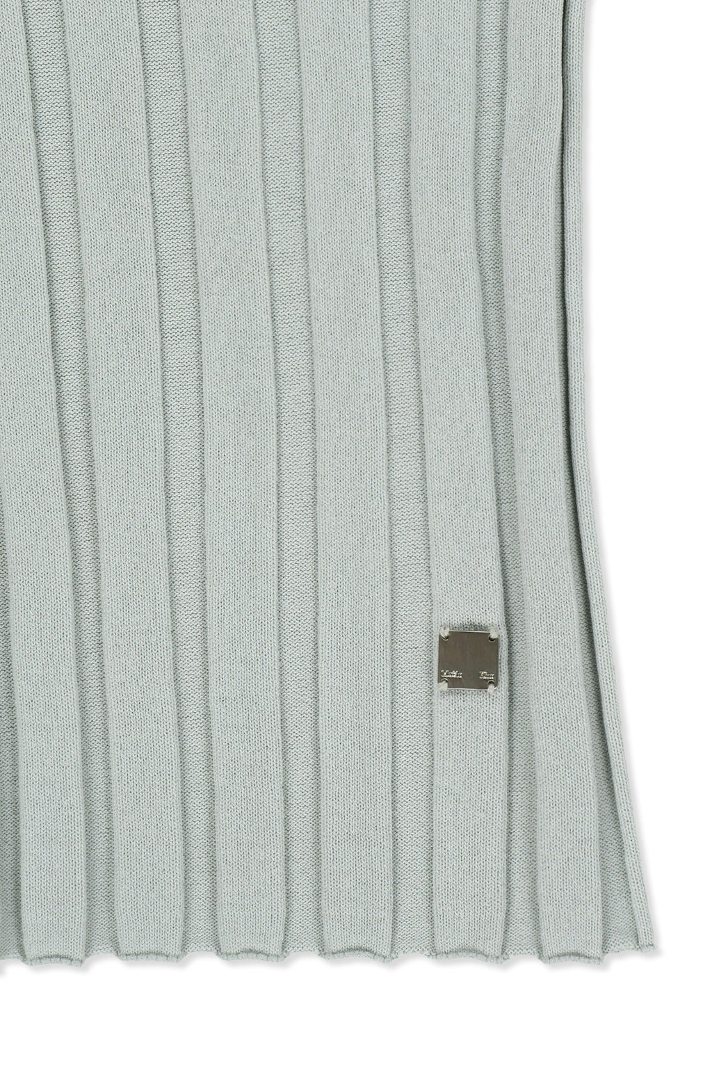 Matin Kim - Cut Out Sleeveless Knit Top (Light Grey) product image 4 | TRAB K-Fashion Australia