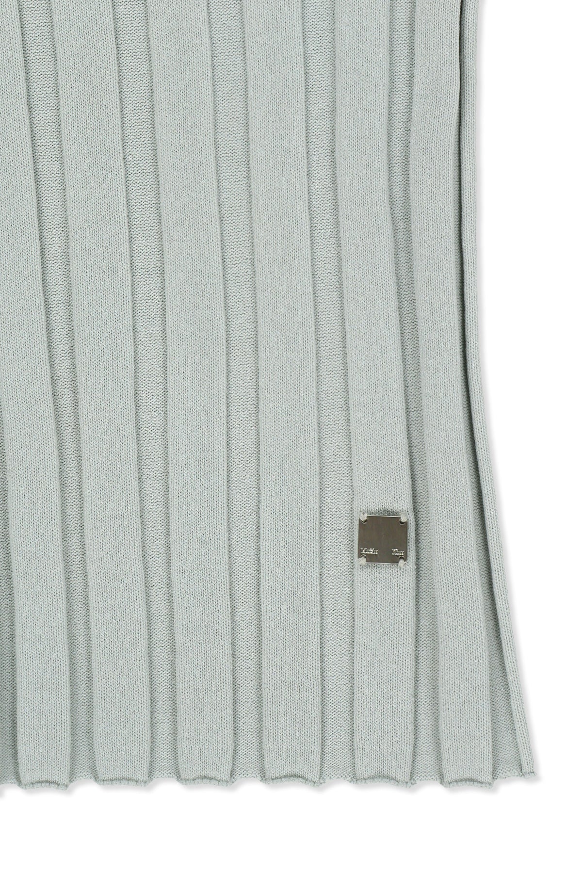 Matin Kim - Cut Out Sleeveless Knit Top (Light Grey) product image 4 | TRAB K-Fashion Australia