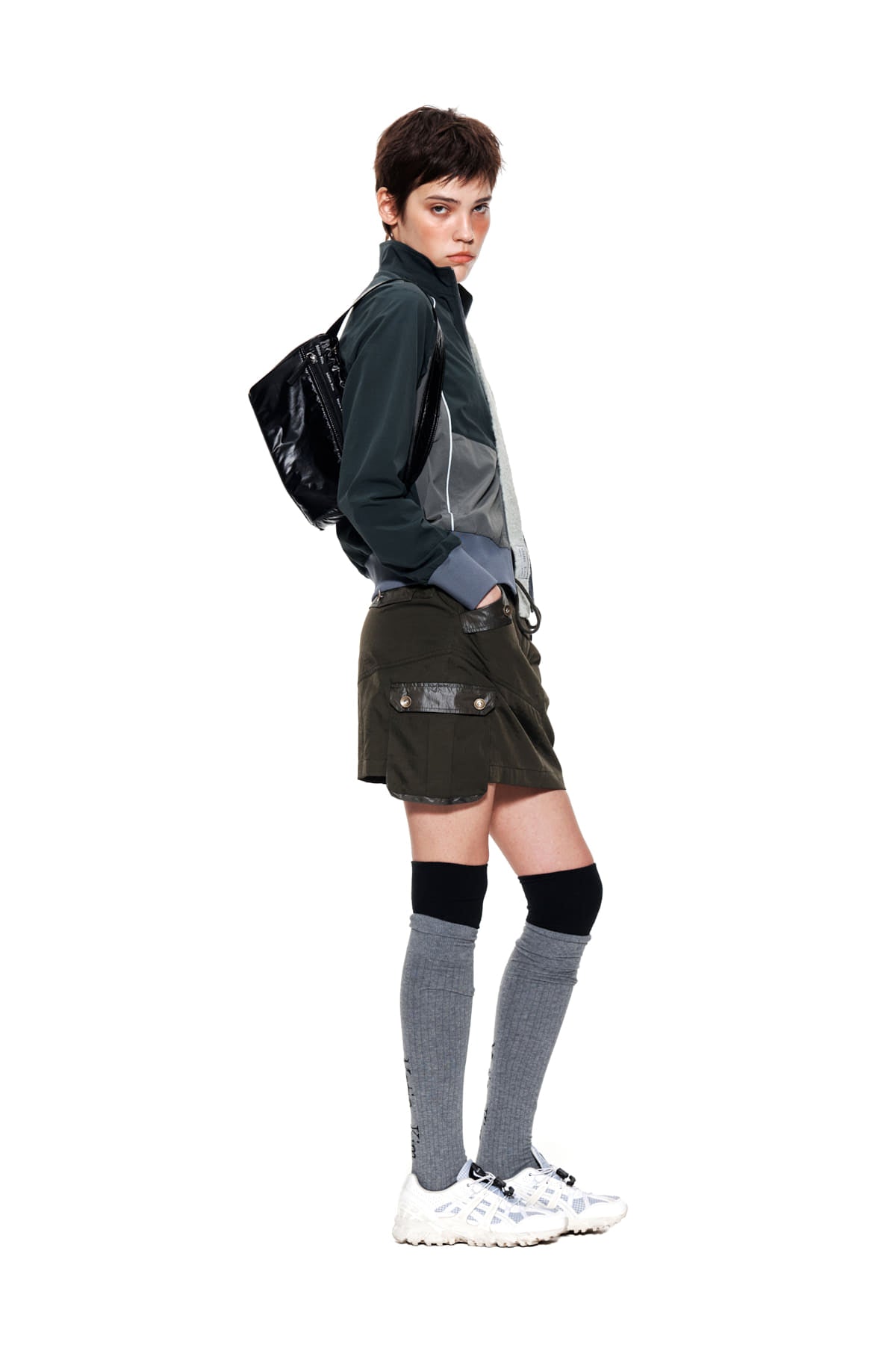 Matin Kim - Piping Track Jumper (Dark Green) product image 8 | TRAB K-Fashion Australia