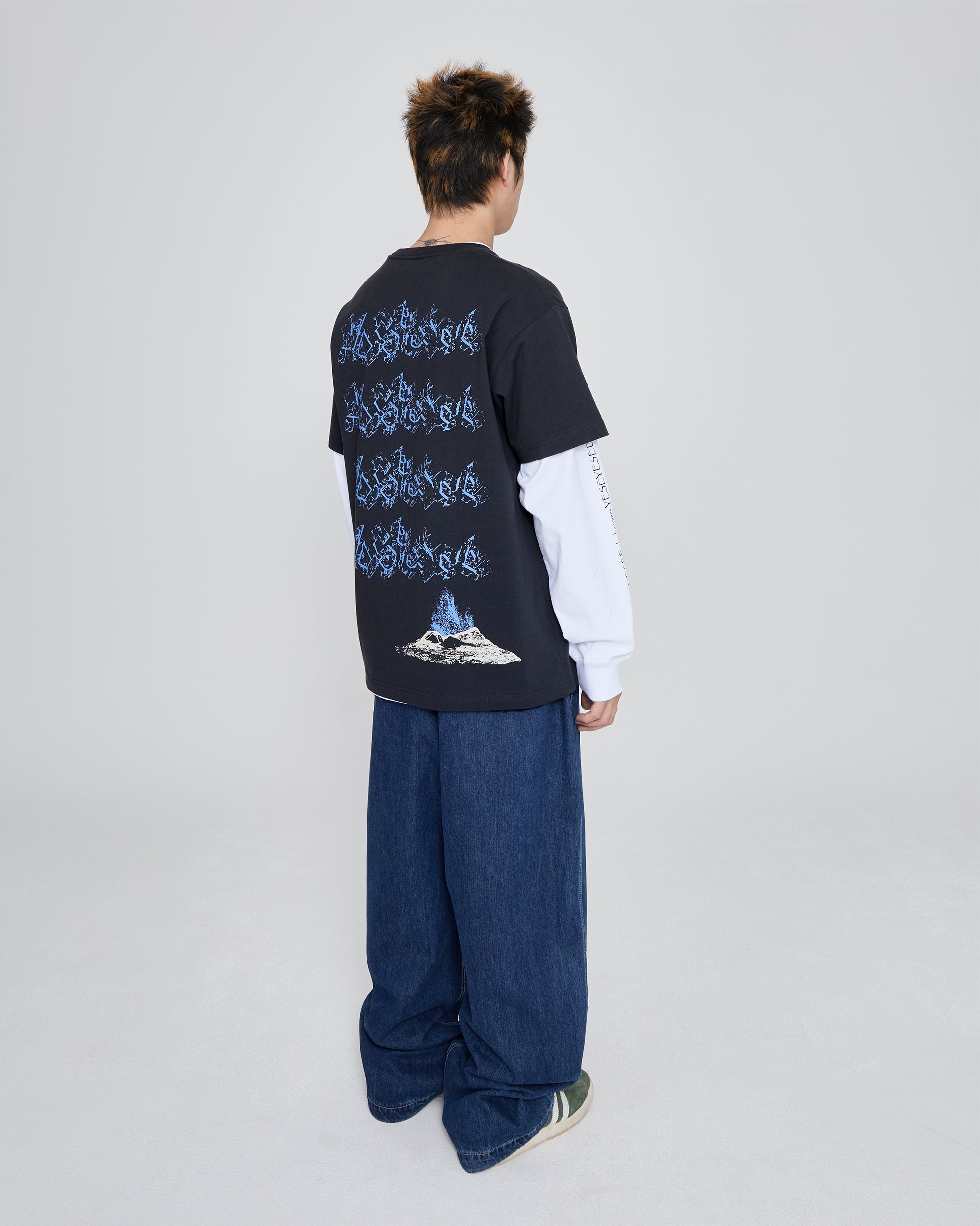 yeseyesee - Volcanic Eruption Tee (Charcoal) product image 9 | TRAB K-Fashion Australia
