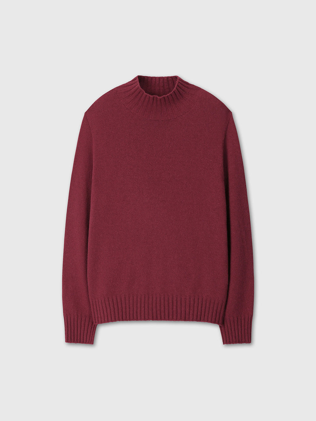 Tonywack - Wool Blend Oversiezed Turtleneck (Burgundy) product image 7 | TRAB K-Fashion Australia