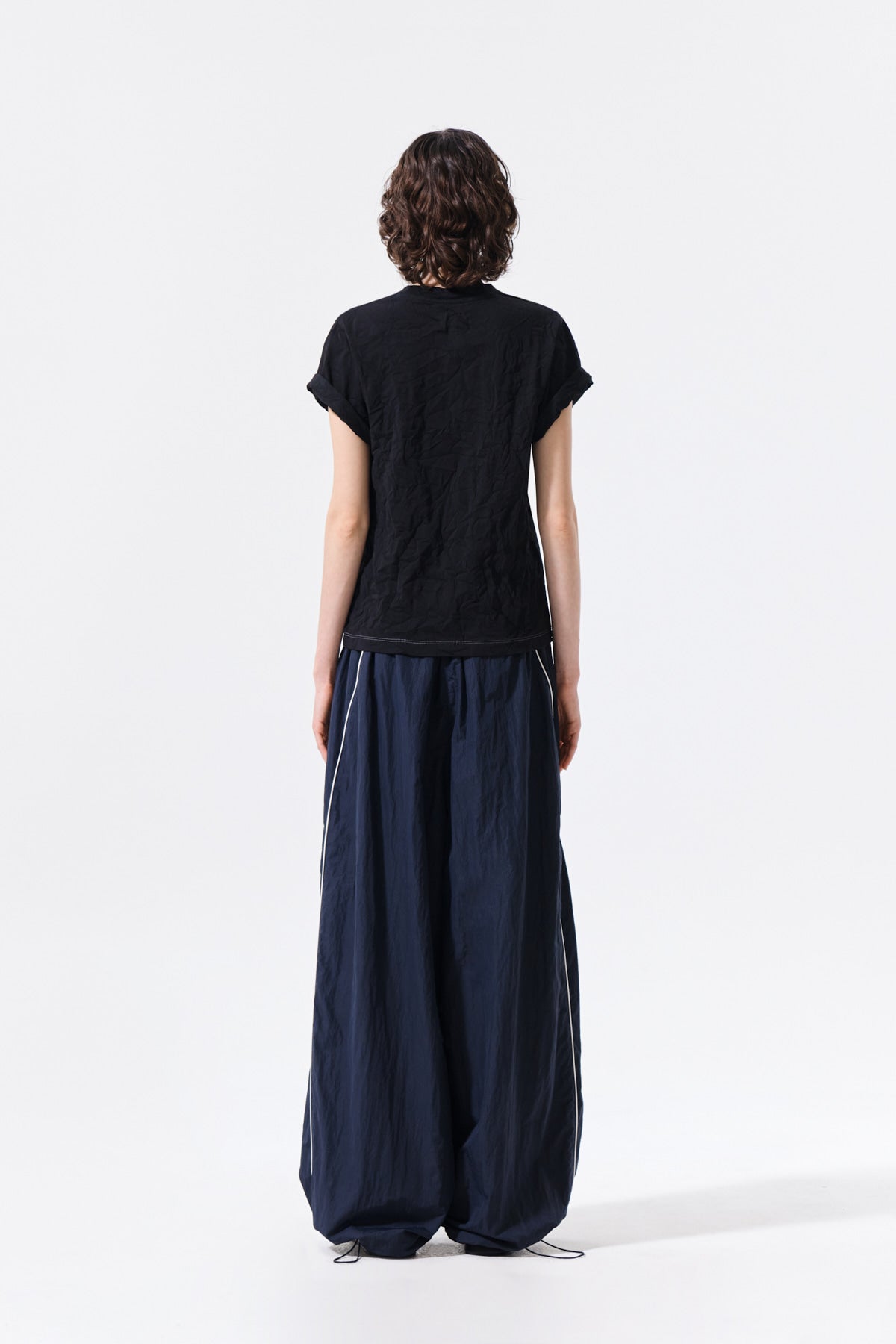 Matin Kim - Matin 16 Logo Track Pants (Navy) product image 7 | TRAB K-Fashion Australia