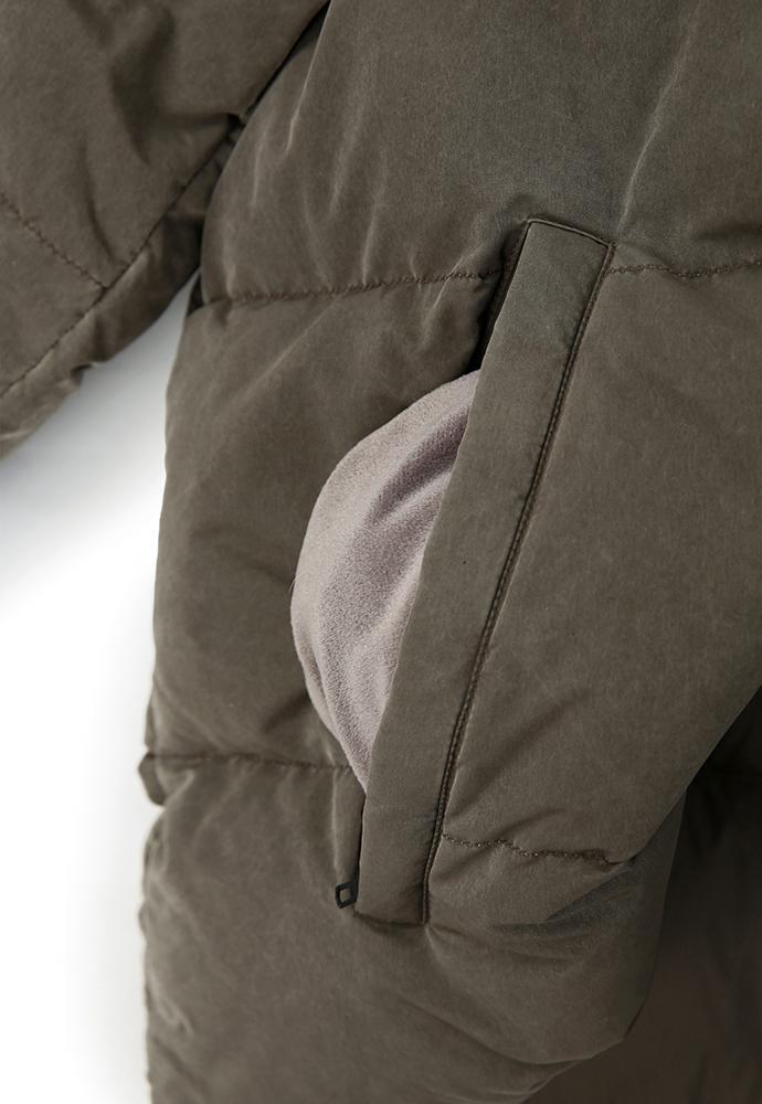 Art if acts - Garment Washed Puffer Down Jacket (Vintage Moss) product image 15 | TRAB K-Fashion Australia