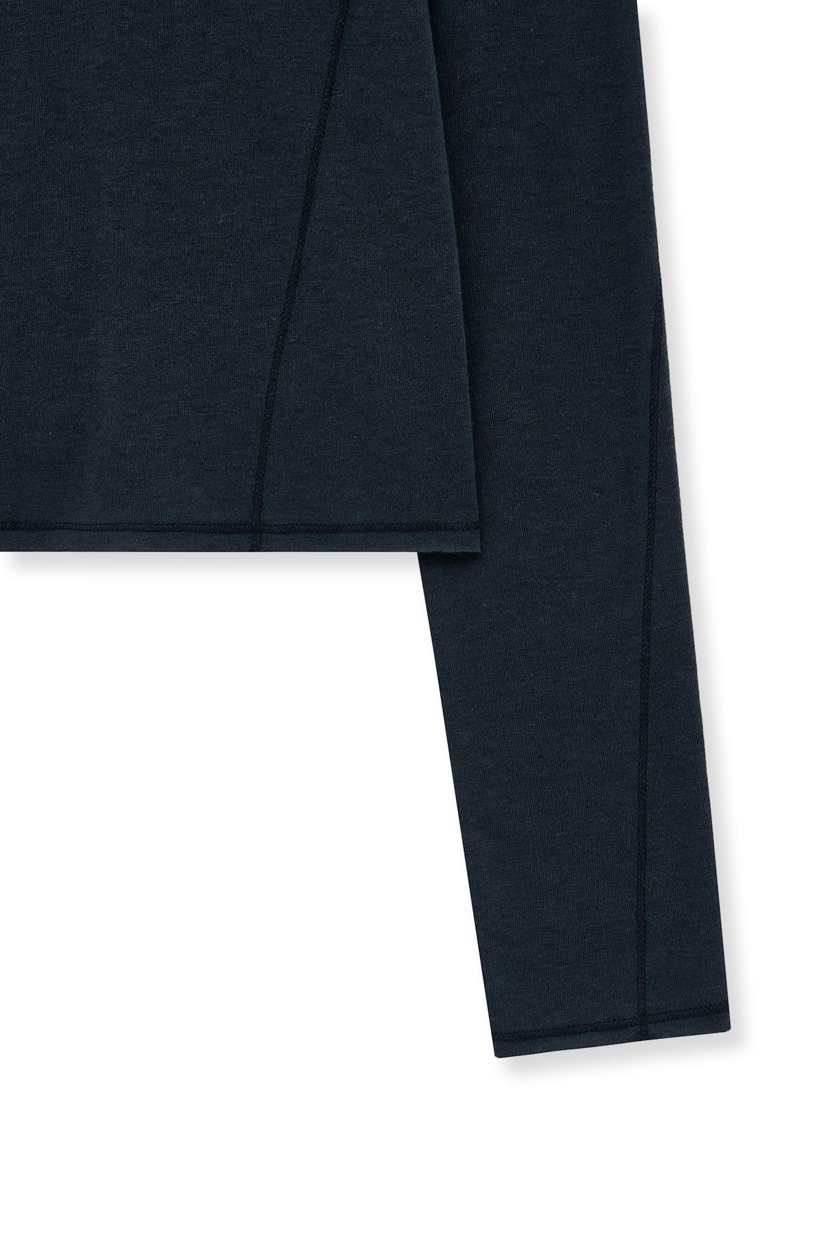 Matin Kim - Button Slit Half Neck Top (Navy) product image 5 | TRAB K-Fashion Australia