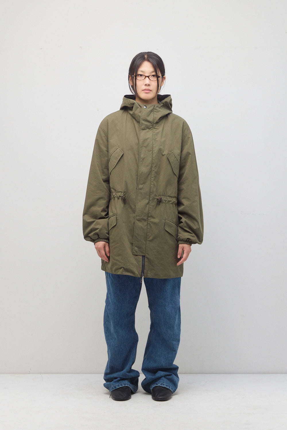 Hatchingroom - Reversible Parka (Khaki/Navy) product image 5 | TRAB K-Fashion Australia