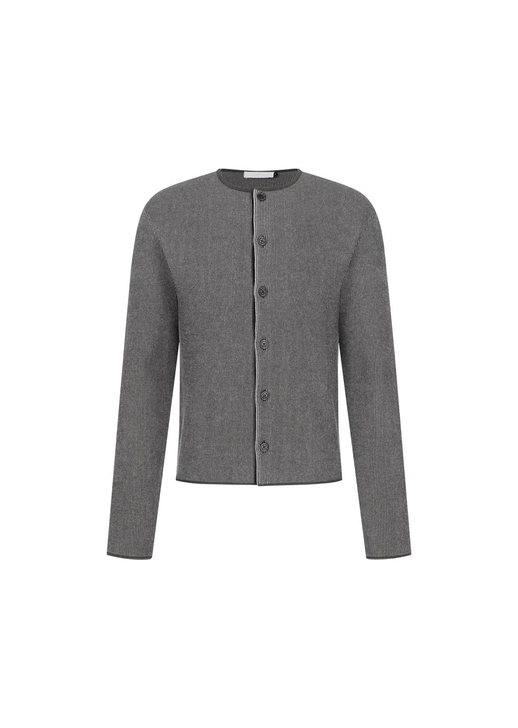 Amomento - Stripe button up cardigan (Brown) product image 7 | TRAB K-Fashion Australia
