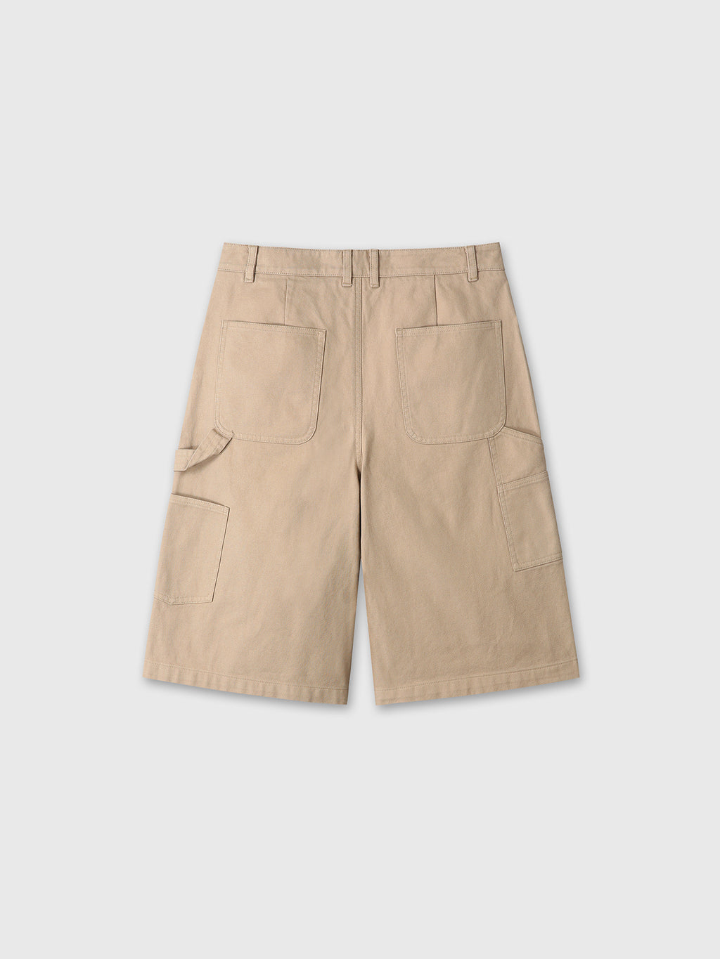 Tonywack - Cotton Relaxed Utility Shorts (Beige) product image 9 | TRAB K-Fashion Australia