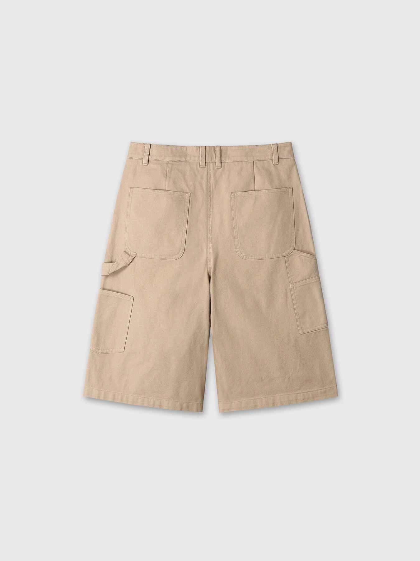 Tonywack - Cotton Relaxed Utility Shorts (Beige) product image 9 | TRAB K-Fashion Australia