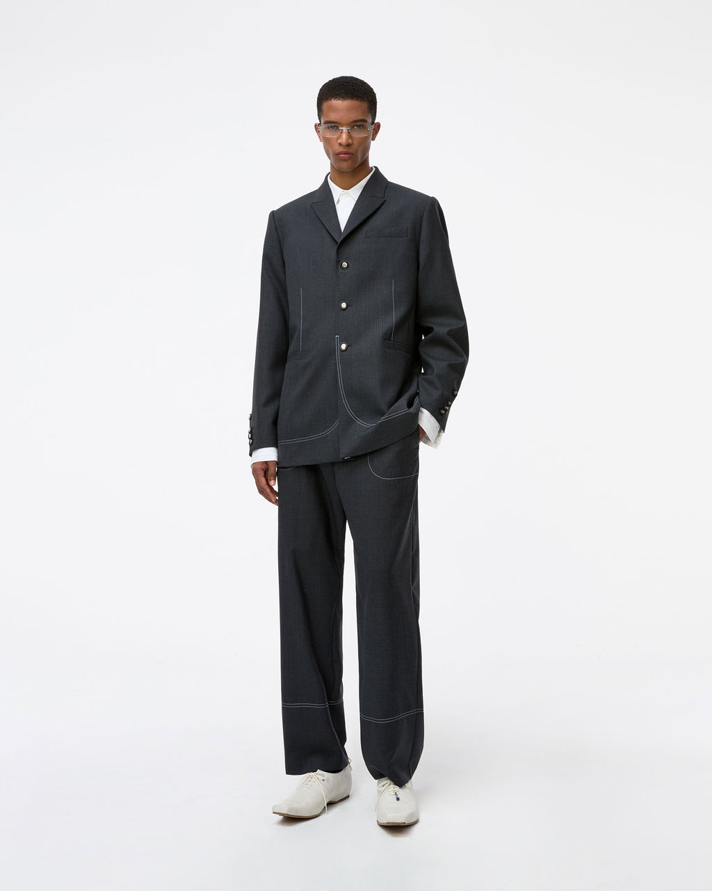Ader Error - Slacks Product. 81 (Grey) product image 3 | TRAB K-Fashion Australia