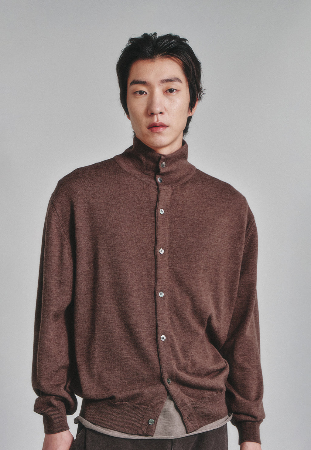 Art if acts - High Collar Cardigan (Wood) product image 5 | TRAB K-Fashion Australia
