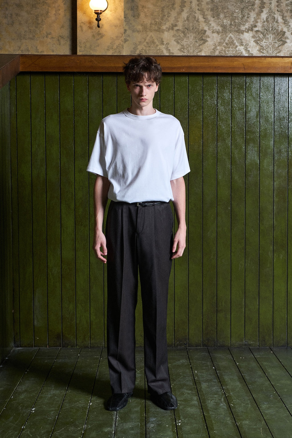 STU - Crease Belt Slacks (Charcoal (1st Reorder )) product image 13 | TRAB K-Fashion Australia