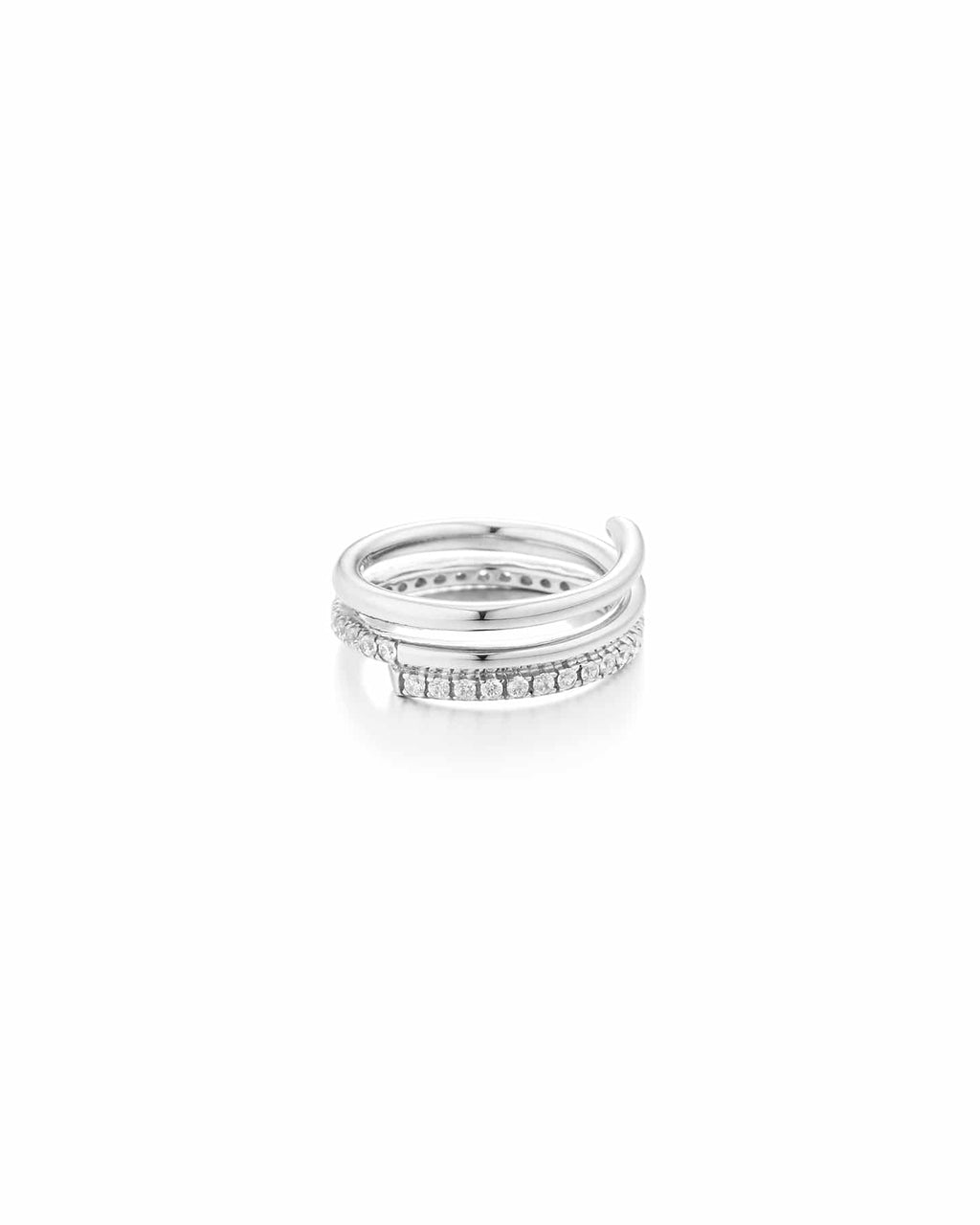 Numbering - Volume Coil with Pave Ring #8406 product image 9 | TRAB K-Fashion Australia