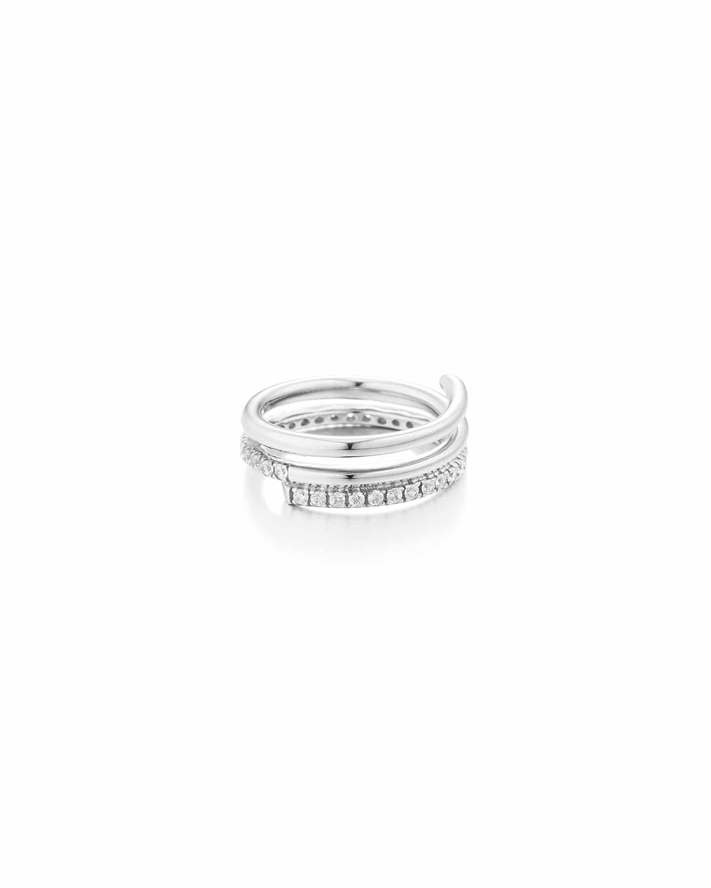 Numbering - Volume Coil with Pave Ring #8406 product image 9 | TRAB K-Fashion Australia