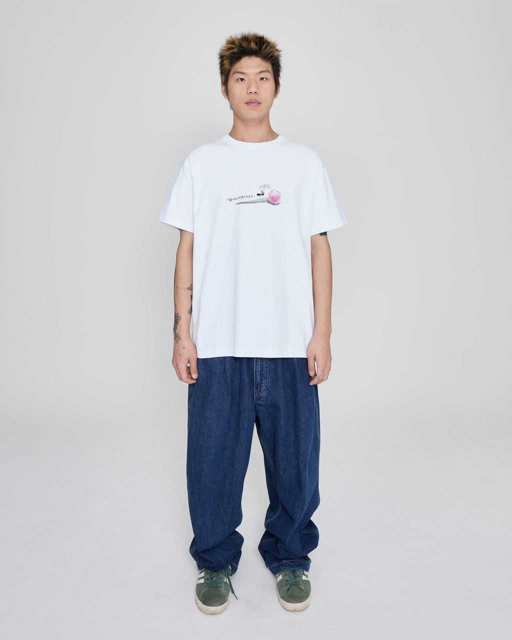 yeseyesee - Anthill Logo Tee (White) product image 7 | TRAB K-Fashion Australia