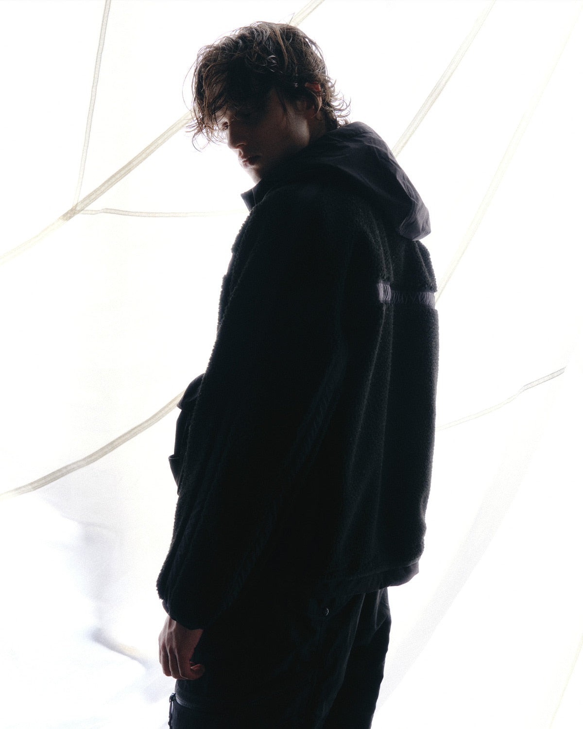 Eastlogue - Moguls Fleece Jacket (Black) product image 3 | TRAB K-Fashion Australia