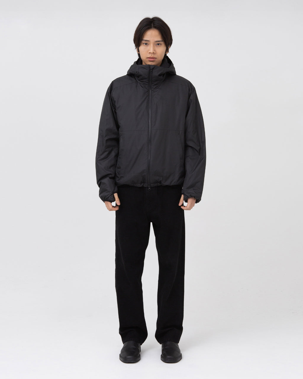 Brownyard - Light Hooded Jacket (Black) product image 1 | TRAB K-Fashion Australia